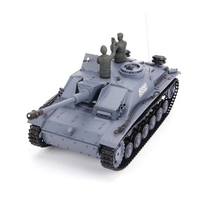 Henglong 3868-1 1/16 Tanque RC Alemán <span class=keywords><strong>Stug</strong></span> III F8 7.0 RTR 2.4G con Combate BB IR, Sonido de Humo, Cañón Metálico, 7.4V 1800mAh y Torreta de 320 Grados - Product Image 5