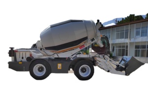 セメントミキサー機,EPA Euro 5標準中国自己装填式コンクリートミキサー移動式 - Product Image 3