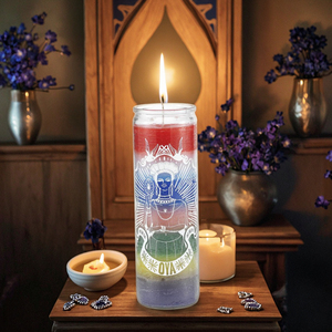 Orisha personalizado 7 días de oración de vidrio espiritual velas votivas para el hogar Iglesia actividades religiosas reencendido para Bougie Catholique - Product Image 4