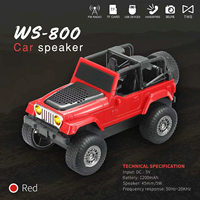 Mini haut-parleur de voiture WS-800 5W, haut-parleur sans fil portable, produit promotionnel à succès, haut-parleur Bluetooth