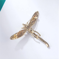 Broche YOUFENG, nouvelle mode, cristal, luxe, perle, libellule, broche polyvalente, personnalisée, accessoire pour costume pour femmes