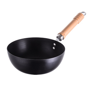Mini sartén de hierro fundido Kengoiang de 20 cm con fondo plano antiadherente para cocinar porciones individuales de comida - Product Image 3