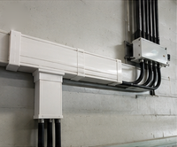 Goulotte de câblage électrique en PVC robuste et grande taille pour projets industriels