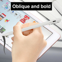 Stylet intelligent en aluminium à attraction magnétique pour tablettes iPad, capacitif actif, anti-touche accidentelle, pointe tactile, Type C, 30 minutes d'autonomie