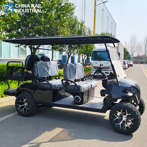 Voitures de golf et navettes hôtelières 4+2/4 places à énergie nouvelle de China Rail, conformes aux normes CE pour l'Europe - Product Image 2