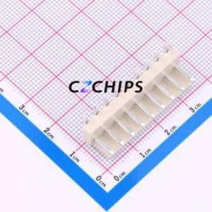 ZX-VH3.96-9PWZ-GW Wire-to-<b>Board</b> <b>Pin</b> Header Bent Lead Through Hole,P=3.96mm Connector 1x9P 3.96mm Right Angle Insert VH - Product Image 1