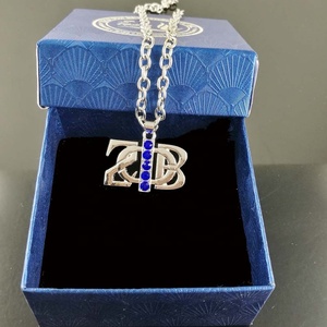 ZPB hermandad griega ZETA PHI BETA Collar de plata - Product Image 2