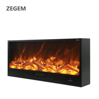 Chauffage de cheminée électrique de style européen moderne de haute qualité 80*15*50cm lumière LED autoportante à distance hôtel domestique