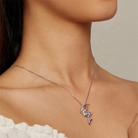 Meilleure vente sublimation femme collier de mode en gros 2023 chaîne à maillons à la mode 3 meilleurs amis pierre de lune 925 colliers en argent