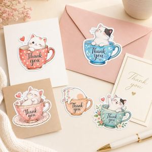 Custom <b>Logo</b> Small Business Thank You <b>Sticker</b> Self-Adhesive Holiday Greeting Christmas Gift Free Roll Promotion Grocery - Product Image 6