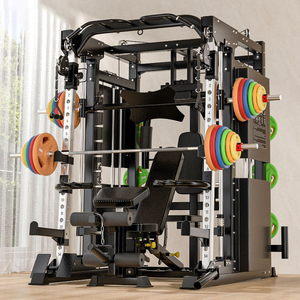 Machine Smith multifonction de qualité commerciale pour <span class=keywords><strong>station</strong></span> de musculation, appareil d'entraînement de force complet pour l'intérieur - Product Image 4