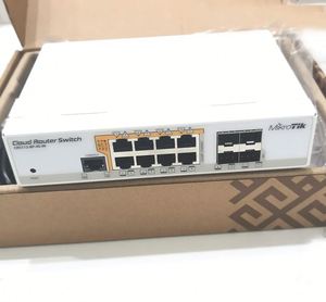 สวิตช์เครือข่ายอัจฉริยะ CRS112-8P-4S-IN รุ่นดั้งเดิม 8 พอร์ต Gigabit Ethernet พร้อม Poe-out 4 พอร์ต SFP รองรับ RouterOS L5 - Product Image 2
