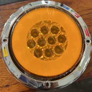 <span class=keywords><strong>Feu</strong></span> arrière rond de 4 pouces, ambre rouge blanc, <span class=keywords><strong>feu</strong></span> de freinage, <span class=keywords><strong>feu</strong></span> de brouillard, <span class=keywords><strong>feu</strong></span> de stop, clignotant, marche arrière, acier inoxydable chromé, semi-<span class=keywords><strong>remorque</strong></span> - Product Image 3