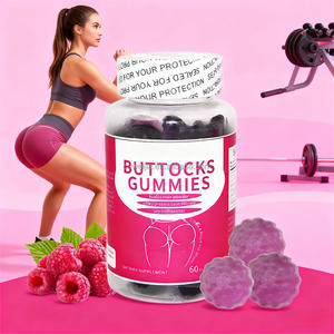 Gomitas de Grosella Negra para Levantar Glúteos, Mejoran la Resistencia, la Fuerza Física, Regulan los Niveles Hormonales, Aptas para Veganos, en Botella - Product Image 1