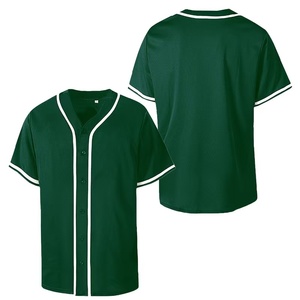 Maillot de <span class=keywords><strong>baseball</strong></span> personnalisé OEM sublimé noir et rouge à manches courtes avec motif vierge, grande taille, design en jersey épais - Product Image 6
