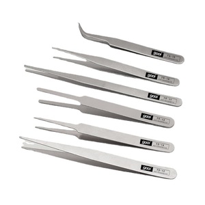 Pinzas para blísteres, pinzas Gooi, clips para sellos, pinzas para reparación de electrónica, clips para decoración de uñas/diarios, acero inoxidable - Product Image 2