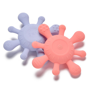 BPA Free Silicone rung bé Teether mềm cấp thực phẩm Chew đồ chơi cho trẻ sơ sinh kẹo cao su massage đồ chơi - Product Image 4