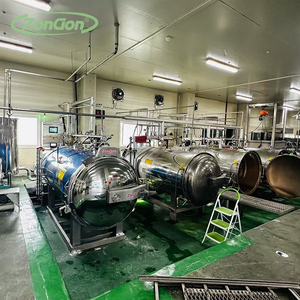Autoclave a vapore ad alta temperatura completamente automatica per la sterilizzazione di prodotti <span class=keywords><strong>alimentari</strong></span> in scatola a base di fagioli - Product Image 4