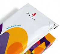 Sacs d'expédition personnalisés colorés avec soufflet inférieur, emballage étanche pour cadeaux et expéditions de détail
