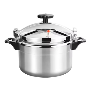 Olla a Presión Comercial de 9 Litros de Aleación de Aluminio, Cocción Rápida, Fondo Industrial Pulido, Utensilios de Cocina Metálicos Económicos - Product Image 1