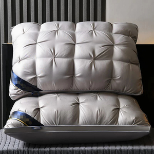 <span class=keywords><strong>Almohada</strong></span> gris para el hogar, cojín de cama de pan con flor retorcida, fibra de poliéster suave, soporte para el cuello, almohadas de abrazo, <span class=keywords><strong>almohada</strong></span> blanca para Hotel - Product Image 5