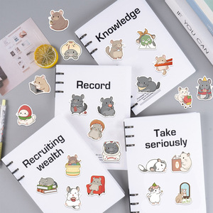 50 autocollants mignons de dessins animés de chinchillas pour la décoration de livres et de murs, autocollants amusants de <span class=keywords><strong>Totoro</strong></span> - Product Image 5