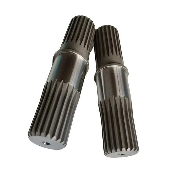 Customized Factory CNC pinion drive main shaft Forging Steel Spline Shaft for tractor truck by advanced facilities