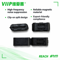 Nouveau noyau de ferrite à clip VN09 de 28 mm de diamètre intérieur, conforme RoHS et REACH, pour câbles de capteurs industriels robustes - Modèle V18015FS de l'usine VIIP