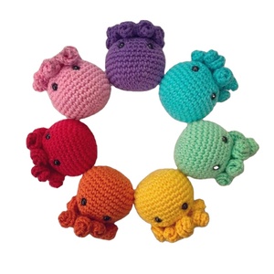Gran oferta, <span class=keywords><strong>pulpo</strong></span> <span class=keywords><strong>de</strong></span> <span class=keywords><strong>ganchillo</strong></span> hecho a mano colorido <span class=keywords><strong>para</strong></span> niños, regalos, <span class=keywords><strong>pulpo</strong></span> <span class=keywords><strong>de</strong></span> algodón 100%, animales marinos <span class=keywords><strong>de</strong></span> <span class=keywords><strong>ganchillo</strong></span>, juguetes sonajeros <span class=keywords><strong>para</strong></span> bebés - Product Image 1