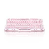 Nouveau clavier de jeu mécanique Mercury K1 édition spéciale en alliage d'aluminium, disposition 75%, tri-mode, éclairage RVB personnalisé, gravure latérale