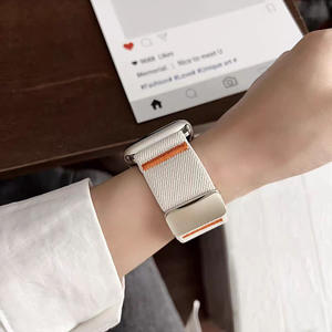 <span class=keywords><strong>Correa</strong></span> de Reloj de Nailon con Hebilla de Paracaídas para <span class=keywords><strong>Apple</strong></span> <span class=keywords><strong>Watch</strong></span> y GT5/6, <span class=keywords><strong>Correa</strong></span> de Reloj de Alta Gama al por Mayor para Hombre y Mujer - Product Image 3