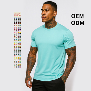 Camisetas Deportivas Transpirables con Logotipo Personalizado al por Mayor, Camisetas de Poliéster para Gimnasio, de Secado Rápido, para Correr y Hacer Ejercicio, para Hombre - Product Image 1