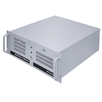 Boîtier d'ordinateur industriel personnalisé 4U pour montage en rack, porte avant verrouillable, boîtier de serveur ventilé