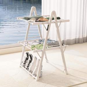 Stendibiancheria Elettrico Riscaldato Pieghevole con Timer e Spegnimento Automatico per Vestiti, Scarpe e Calzini - Product Image 2