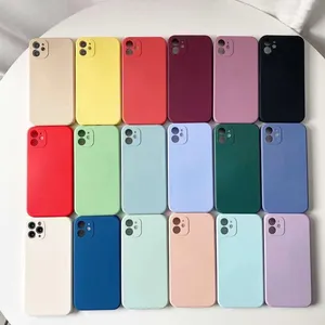 Logo silikon cep telefonu çantaları, hücre kapağı, su geçirmez, Apple iPhone 6, 7, 8, X, Xr, Xs, 11, 12, 13, 14 Pro Max