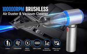 Mini aspirateur de voiture à main <span class=keywords><strong>sans</strong></span> <span class=keywords><strong>fil</strong></span> à 3 vitesses <span class=keywords><strong>le</strong></span> <span class=keywords><strong>plus</strong></span> <span class=keywords><strong>puissant</strong></span> avec fonction de soufflage pour la maison et <span class=keywords><strong>le</strong></span> bureau - Product Image 6