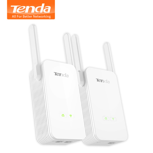 USED Tenda PH15 1000Mbps Powerline Ethernet Adapter PLC Network Wireless WIFI Extender IPTV Homeplug AV Plug Play for Home Use