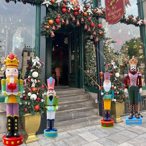 Grand <span class=keywords><strong>Casse</strong></span>-<span class=keywords><strong>Noisette</strong></span> de 6ft Ornements de <span class=keywords><strong>Noël</strong></span> <span class=keywords><strong>Casse</strong></span>-<span class=keywords><strong>Noisette</strong></span> en Résine Sculpture de Soldat pour la Décoration de <span class=keywords><strong>Noël</strong></span> - Product Image 1