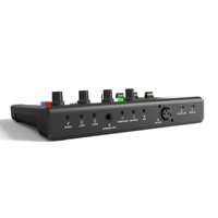 Portable W800 Live Studio Music Recording Interface Sound Card Mixer with Noise Cancelling Dual Device Support for PC & Phone