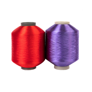 Lumineux hilo 300d aty 300 <span class=keywords><strong>gr</strong></span>, blanc brut, air cationique recyclé, polyester texturé dty fdy, fil 300/96 pour ruban étroit - Product Image 5