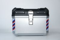 Boîtes de rangement pour moto PPMotorcycle de 45 L, légères, résistantes aux chocs, avec couvercle étanche, pour les trajets quotidiens, la livraison de nourriture et le transport de marchandises