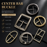 Boucle de ceinture décontractée personnalisable avec logo, 45 mm, vintage, minimaliste, carrée, avec anneau en O, design rétro, en alliage de zinc, fermoir à ardillon