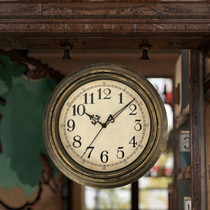 Wholesale European Hanging Living Room Wall Hanging Home Contemporary Analog Quartz <b>Digital</b> Single Face Antique Style Wall <b>Clock</b> - Product Image 3