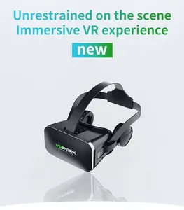 VRPARK J60 <span class=keywords><strong>VR</strong></span> Lunettes de réalité virtuelle <span class=keywords><strong>Casque</strong></span> de lunettes 3D avec <span class=keywords><strong>casque</strong></span> stéréo HIFI pour téléphone intelligent 4.7-6.7 pouces pour jeux de <span class=keywords><strong>film</strong></span> - Product Image 6