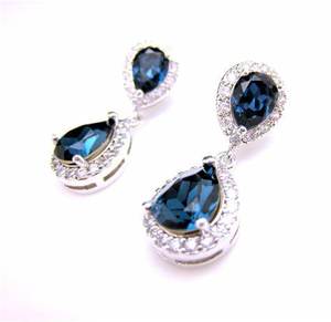Natural Blue Topaz 2.50 Carat Pear Cut Gemstone Ring in 925 <b>Sterling</b> <b>Silver</b> | 5x3 & 7x5 MM | Handmade Fine Jewelry - Product Image 1