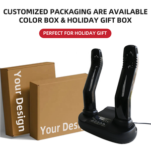 Chauffe-chaussures <span class=keywords><strong>et</strong></span> sèche-chaussures électrique portable avec minuterie automatique, élimine les odeurs pour l'hiver froid, électronique intelligent - Product Image 5