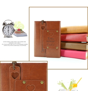 Caderno Personalizado de Couro PU com Fecho, Envelopes para Economia de Dinheiro, Diário - Product Image 3