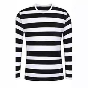 <span class=keywords><strong>T</strong></span>-shirt rayé à manches longues pour homme, style américain rétro, 230g, anti-humidité, collection <span class=keywords><strong>2022</strong></span>, transfrontalier AliExpress - Product Image 5