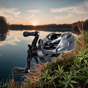 HISTAR X1 pintura de espejo 162G 7,1: 1 alta relación 5kg potencia de arrastre 7,2G carrete AT7 engranaje de aluminio Baitcasting carrete de pesca - Product Image 2