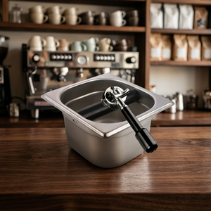 Contenedor de Posos de Café para Cafetería, Duradero y Profesional, Caja de Posos de Acero Inoxidable - Product Image 1